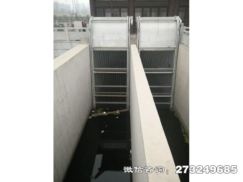 株洲水电泵站回转清污机
